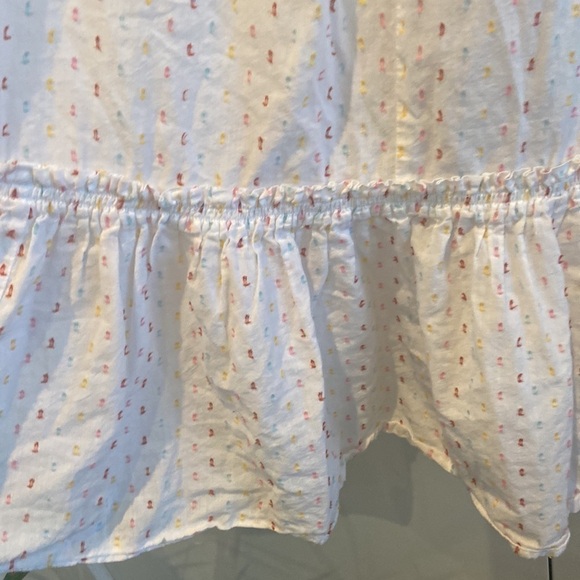 MADEWELL Tiered Cover-Up Dress in Rainbow Clipdot - Picture 8 of 13